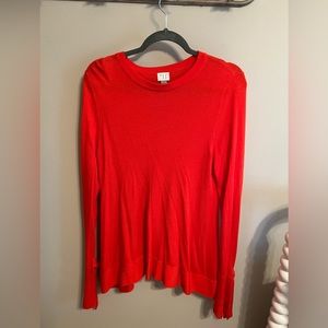 Red Summer Sweater - size L
